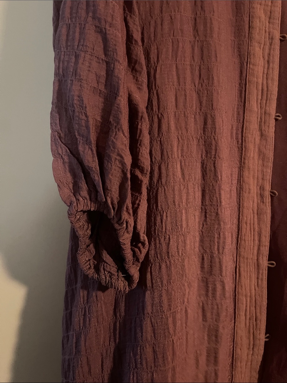 Mauve Lightweight Button-Front Duster from
Junk Gypsy - Picture 5 of 6